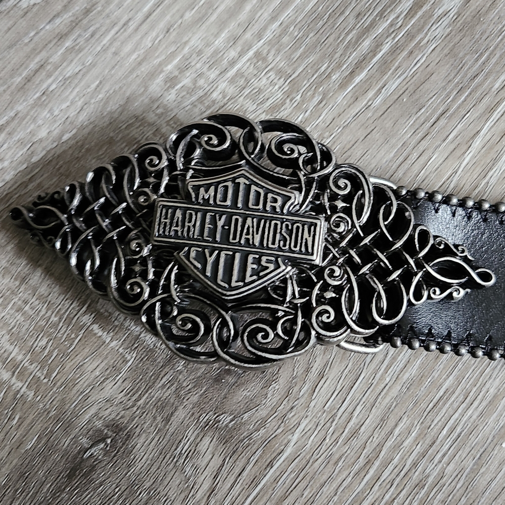 Harley-Davidson Black Leather Belt